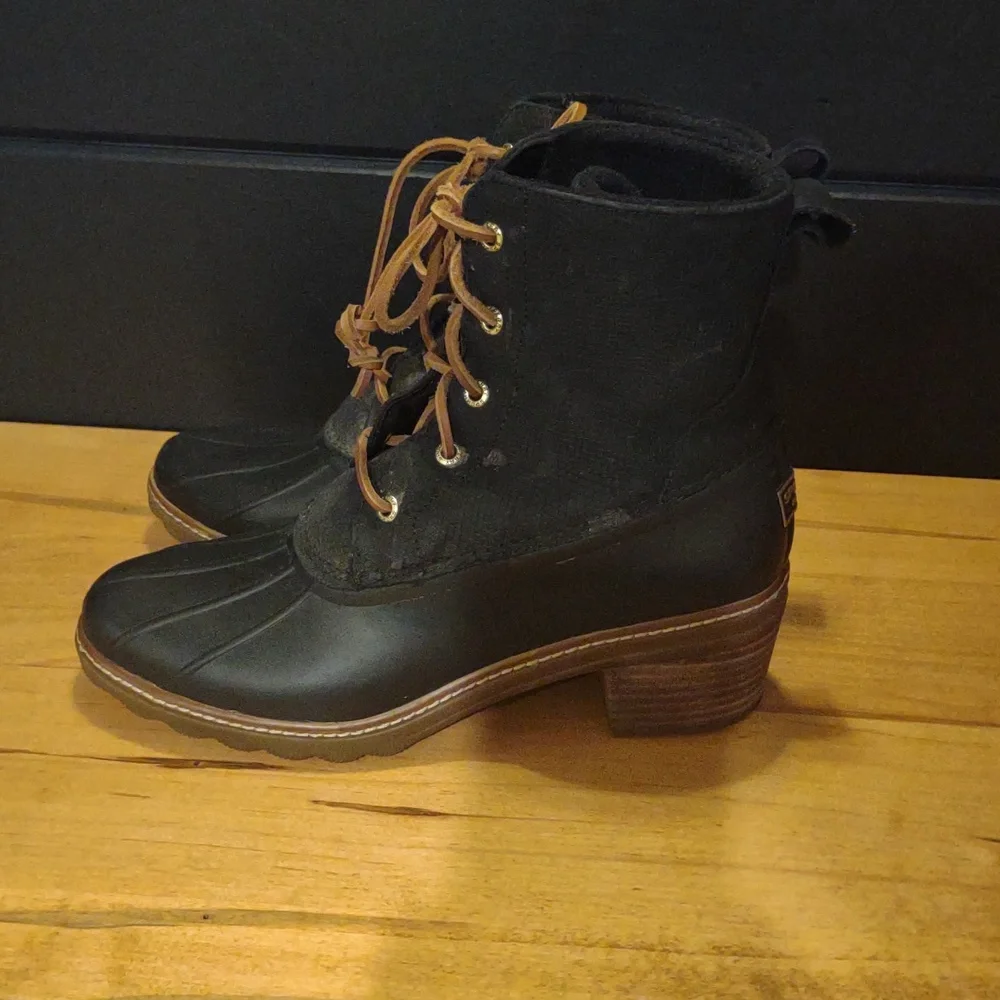 Sperry‎ Saltwater Heel Women's 10 Lace Up Boots
